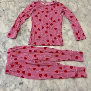 Pink Heart Kids Pajamas